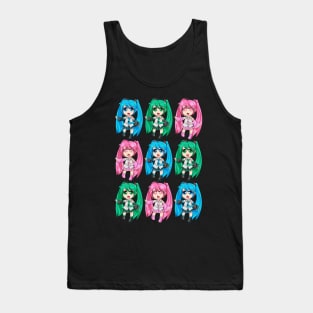 Hatsune Miku Chibis Tank Top